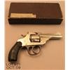 Image 1 : Iver Johnson DA top-break revolver, .32 cal., 3”  barrel, nickel finish, black hard rubber grips,  #