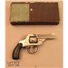 Image 1 : Iver Johnson DA top-break revolver, .32 cal., 3”  barrel, nickel finish, black hard rubber grips,  #