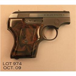 Smith & Wesson Model 61 Escort semi-auto pistol,  .22LR cal., 2” barrel, blue finish, checkered  bro