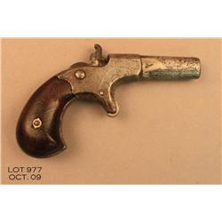 Remington Elliot Single-Shot Derringer #5802 .41  cal, 2.5” round barrel. Finish is pitted, only  sm