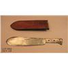 Image 2 : A.C. Co. marked US Model 1917 Bolo knife and  scabbard in overall very good condition showing  consi