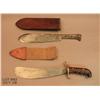 Image 3 : A.C. Co. marked US Model 1917 Bolo knife and  scabbard in overall very good condition showing  consi
