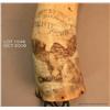 Image 2 : Lot of two old powder horns including an old  buffalo horn, approx. 12” overall with some worm  dama