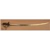 Image 2 : A Civil War era officer’s saber (no scabbard)  approx. 41” overall with hilt of blade marked “US”  w