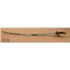 Image 4 : A Civil War era officer’s saber (no scabbard)  approx. 41” overall with hilt of blade marked “US”  w