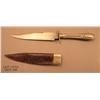 Image 1 : “B. Noyland, Sheffield-marked bowie knife, approx.  11” overall with an approx. 6” blade in overall 