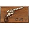 Image 2 : Colt 3rd Generation SAA revolver, 32-20 cal.,  5-1/2” barrel, nickel finish, smooth medallion  wood 