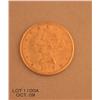 Image 1 : Liberty Ten Dollar gold piece dated 1886-S in  circulated, ungraded good to very good condition.   E