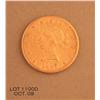 Image 1 : Liberty Ten Dollar gold piece dated 1887-S in  circulated, ungraded good to very good condition.   E