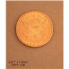 Image 2 : Liberty Ten Dollar gold piece dated 1887-S in  circulated, ungraded good to very good condition.   E
