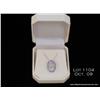 Image 1 : Majestic 10 karat white gold ladies custom design  pendant with Tanzanite and diamonds weighing  app