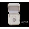 Image 2 : Majestic 10 karat white gold ladies custom design  pendant with Tanzanite and diamonds weighing  app