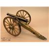 Image 1 : Handmade large model of a Civil War field piece  cannon, approx. 28” X 13” X 12” in overall good  co