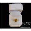Image 1 : Fashionable 10 karat yellow gold ladies ring set  with an intense color orange citrine weighing 4.25
