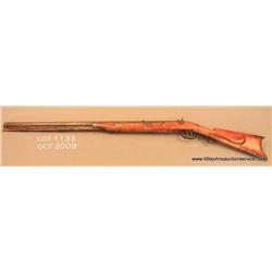 Handmade Hawken copy, .50 cal (.498) percussion  rifle, all maple half-stock is in very good cond., 