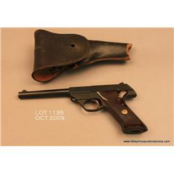 High Standard Model 103 Sport King semi-auto  pistol, .22LR cal., 6-1/2” barrel, blue finish,  check