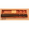 Image 1 : Large US Naval spyglass in original wood case,  approx. 31” overall and in very good condition;  bod