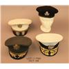 Image 1 : Lot of 5 each military head gear-2 US army  officers, 1 US Navy, 1 British and 1 Carbinieri.   Est. 
