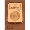 Image 2 : 1921 Morgan dollar MS64 graded by NGC exceptional  striking.  Est. $100 - $200