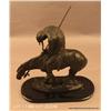 Image 1 : Posthumous re-cast bronze of the famous “Trails  End”, J. E. Fraser signed, on base, approx. 17”  hi