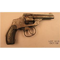 SMITH & WESSON Model 1 ½, # 242530, .32 S&W cal.,  3” barrel, blued finish, hard rubber grips.   Pis