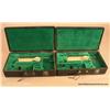 Image 1 : Lot of 2 instrument cases marked planning device  MKUI. USN Dept. of aeronautics.  Both with keys in