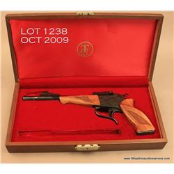 THOMPSON Contender, #11884, .44 Mag., 8" barrel,  checkered wooden stock, adjustable sights.   Floor