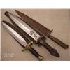 Image 1 : Lot of five large misc. knives including a modern  J.A. Henckels Twinworks Model 108-12 Solingen,  G