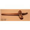 Image 2 : A traditional fancy Kris knife and scabbard,  approx. 23” overall with a meteorite steel wavy  blade