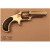 Image 1 : Remington Smoot spur trigger revolver, .30 cal.,  2-3/4” barrel, nickel finish, checkered black hard