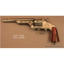 Merwin & Hulbert Single Action revolver, early  model with open top and square butt, .44 cal., 7”  b