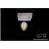 Image 1 : One Opal ring made in 18 kt yellow gold set with a  pear shape measuring 27 x 15mm approx wt 14.5 ct