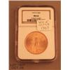 Image 2 : St. Gauden’s Twenty Dollar gold piece dated 1915-S  NGC graded MS64 in slab.  Est.:  $1,300-$2,200.