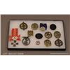 Image 1 : Collection of German medals and badges, consisting  of Luft Flak artillery badge, various  sportsman