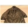 Image 1 : WWII Russian Tankers leather overcoat.  Est. $400  - $800.