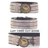 Image 1 : Luftwaffe Officer's Dress Brocade Belt And Buckle.  The belt is an approx size 34 to 38. It is made 