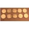 Image 2 : Lot of ten one Troy ounce rounds with historic  scenes and people including Edward the Confessor,  M