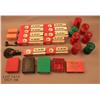 Image 1 : Bonanza lot of reloading dies, misc. gun parts,  sight parts, powder measuring devices, Lee bullet  