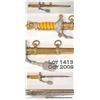 Image 1 : Kriegsmarine Officer's Dagger By W.K.C.. The blade  is approx. 9 7/8" long, and is a nickel/silver  