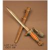 Image 2 : Kriegsmarine Officer's Dagger By W.K.C.. The blade  is approx. 9 7/8" long, and is a nickel/silver  