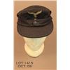 Image 1 : Luftwaffe M-43 cap w/insignia.  Good +.  Est. $250  - $500