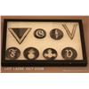 Image 1 : Lot of eight Luftwaffe WWII sleeve insignia.  Est.  $150 - $250