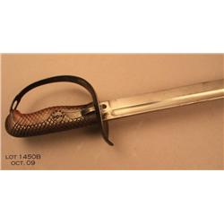 Japanese calvary saber w/scabbard.  Good to very  good.  Est. $200 - $400