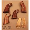 Image 1 : Lot of five pairs of Ruger grips including three  for single actions in wood with Ruger medallions  