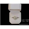 Image 1 : Wonderful 14 kart white gold ladies cluster design  ring set with approx. 3.00 carats in multi-shape