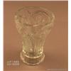 Image 1 : Medium sized unsigned decorative vase, 6.75" tall  by 4.75" in diameter.  Est. $50-$75.