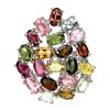 Image 1 : Natural Unheated Fancy Tourmaline Ring