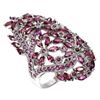 Image 1 : Natural Unheated  Rhodolite Garnet Ring