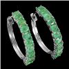 Image 1 : Natural Columbian Emerald Earrings