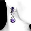 Image 2 : Natural Amethyst Earrings